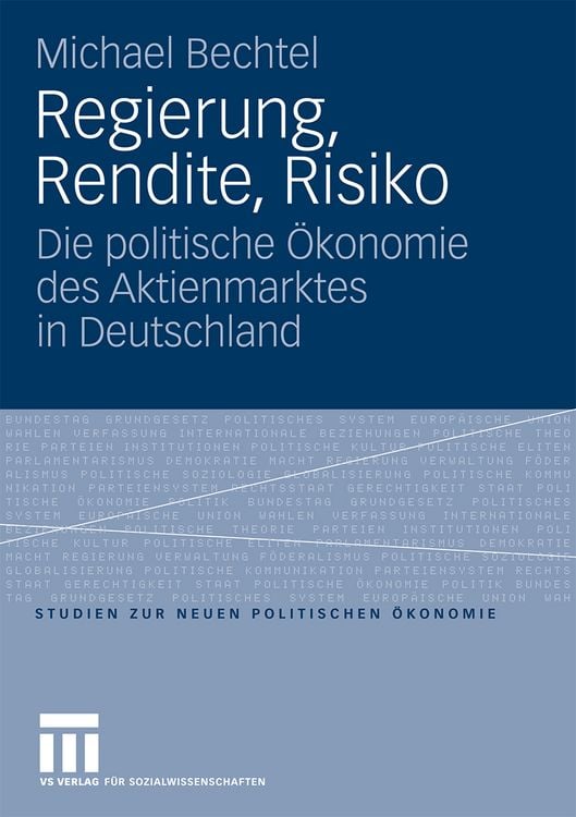 Produktbild: Regierung, Rendite, Risiko