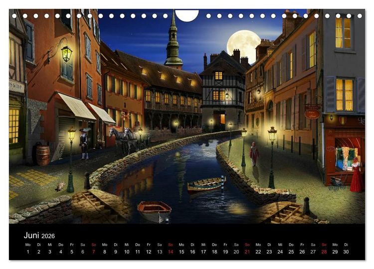 Produktbild: Mystische und romantische M&auml;rchenwelt Mausopardia (Wandkalender 2026 DIN A4 quer), CALVENDO Monatskalender