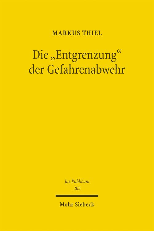Produktbild: Die "Entgrenzung" der Gefahrenabwehr