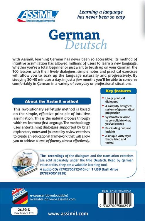 ASSIMIL German - Deutschkurs in englischer Sprache - Lehrbuch