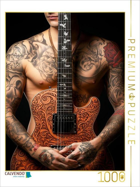 Produktbild: CALVENDO Puzzle Tattoos | 1000 Teile Lege-Gr&ouml;&szlig;e 64x48cm Foto-Puzzle f&uuml;r gl&uuml;ckliche Stunden