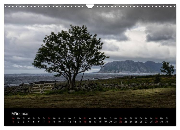 Produktbild: Norwegen - Vom Westen zum S&uuml;den (Wandkalender 2026 DIN A3 quer), CALVENDO Monatskalender