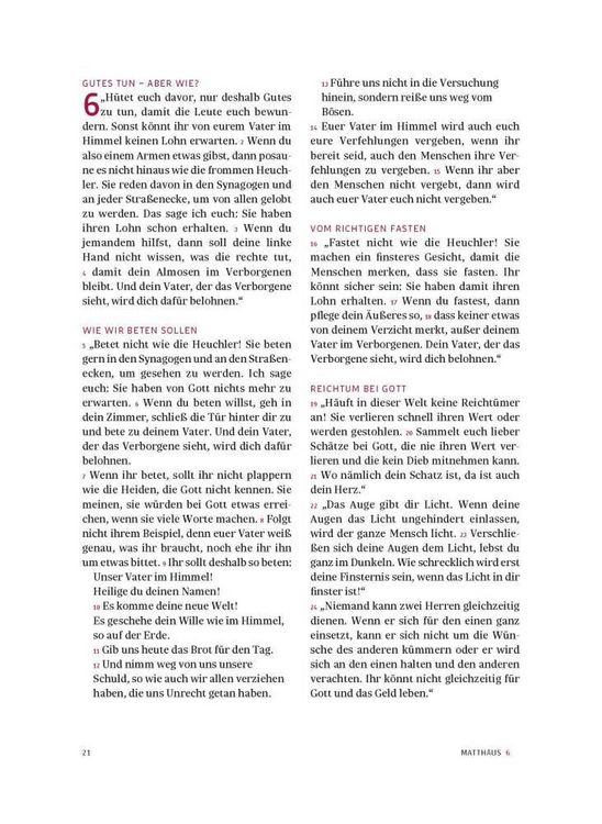 Produktbild: Das neue Testament. &Uuml;bertragen in die Sprache unserer Zeit. Rote Ausgabe