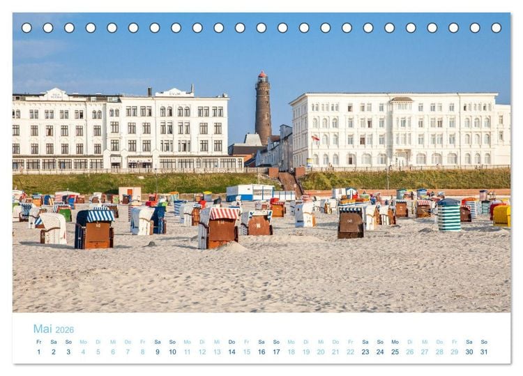 Produktbild: Moin Borkum (Tischkalender 2026 DIN A5 quer), CALVENDO Monatskalender