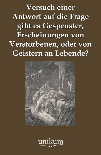 Produktbild: Anonymus: Versuch einer Antwort auf die Frage gibt es Gespen