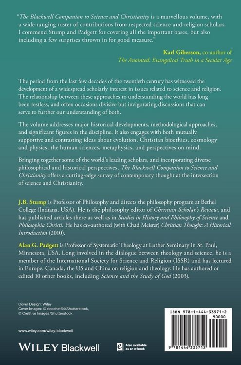 Produktbild: The Blackwell Companion to Science and Christianity