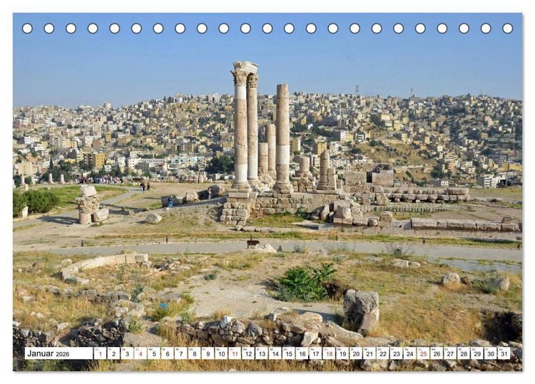 Produktbild: JORDANIEN, Faszination Nahost (Tischkalender 2026 DIN A5 quer), CALVENDO Monatskalender