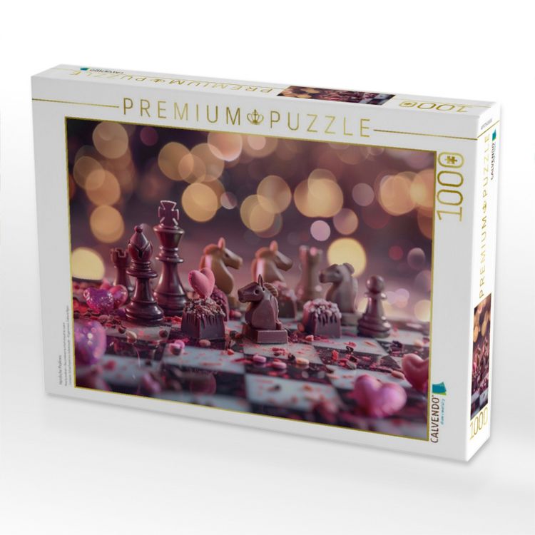 Produktbild: CALVENDO Puzzle Herzliche Pralines | 1000 Teile Lege-Gr&ouml;&szlig;e 64x48cm Foto-Puzzle f&uuml;r gl&uuml;ckliche Stunden