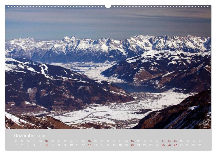 Produktbild: Gr&uuml;&szlig;e aus Zell am See (Wandkalender 2026 DIN A2 quer), CALVENDO Monatskalender