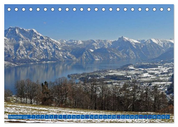 Produktbild: Der Berg und sein See (Tischkalender 2026 DIN A5 quer), CALVENDO Monatskalender