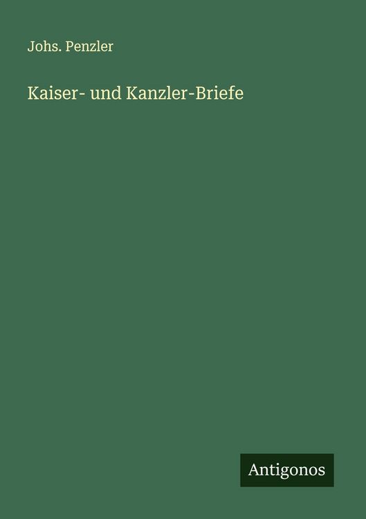 Produktbild: Kaiser- und Kanzler-Briefe