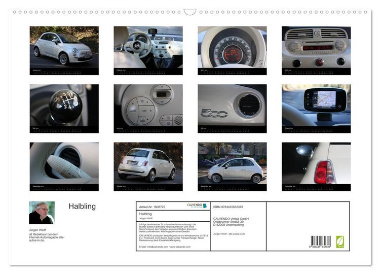 Produktbild: Halbling (Wandkalender 2025 DIN A2 quer), CALVENDO Monatskalender