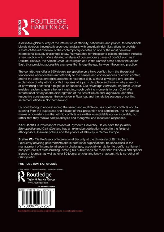 Produktbild: The Routledge Handbook of Ethnic Conflict