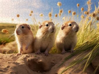 Produktbild: CALVENDO Puzzle Ein Motiv aus dem Kalender "Nach Art der Lemminge" | 1000 Teile Lege-Gr&ouml;&szlig;e 64x48cm Foto-Puzzle f&uuml;r gl&uuml;ckliche Stunden