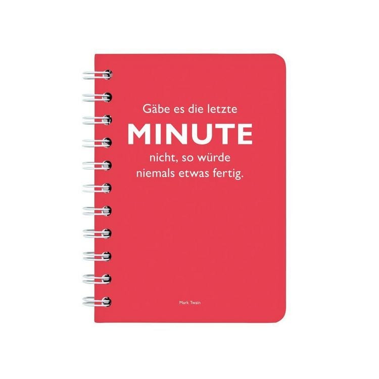 Produktbild: Ringbuch A6 Twain Minute rot