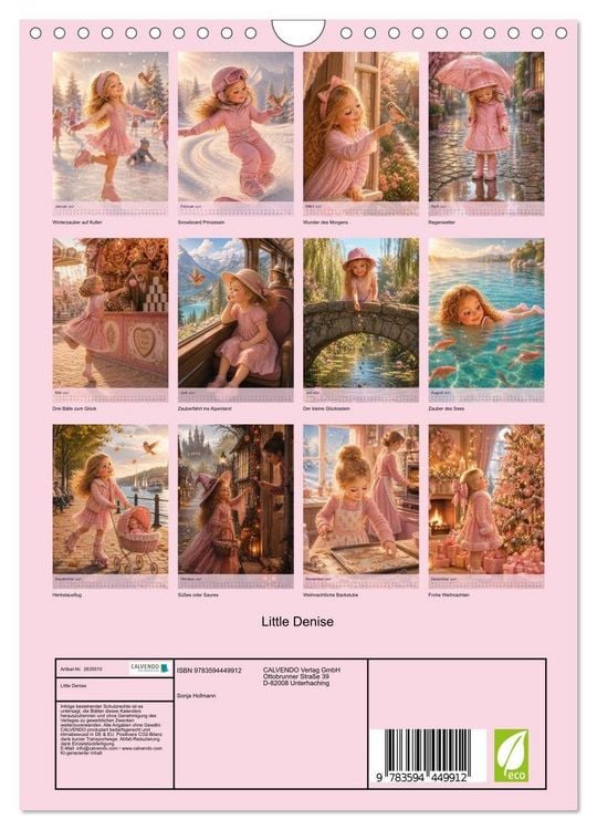 Produktbild: Little Denise (Wandkalender 2027 DIN A4 hoch), CALVENDO Monatskalender