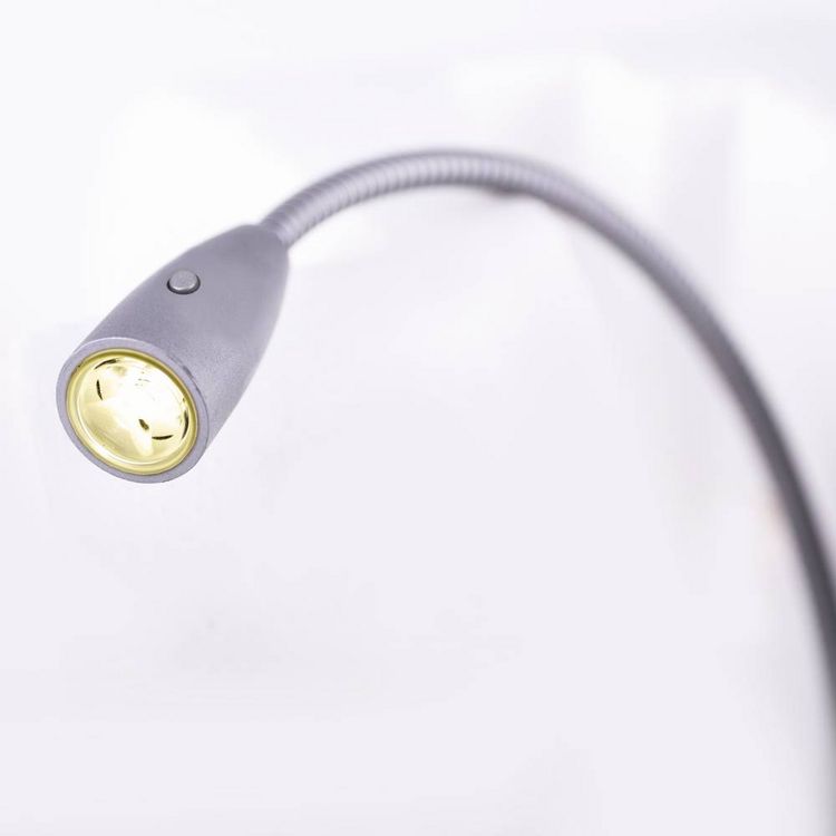 Produktbild: Heitronic Berta 27745 LED-Nachttischlampe LED LED fest eingebaut 1.5W Warmwei&szlig; Silber