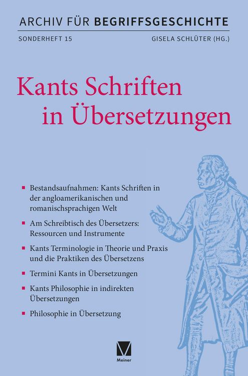 Produktbild: Kants Schriften in &Uuml;bersetzungen