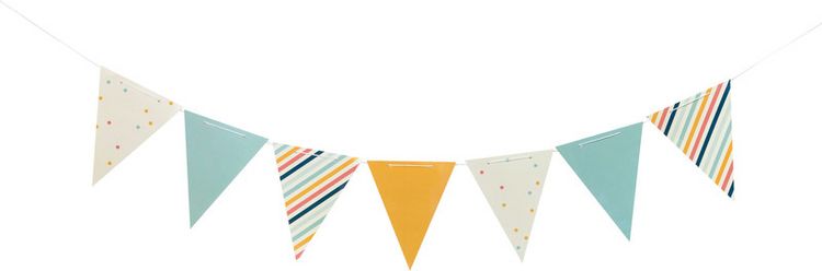 Produktbild: FOLIA&reg; Wimpelkette, Mix & Match
