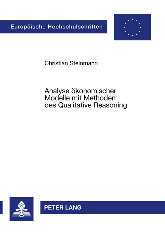 Produktbild: Analyse &ouml;konomischer Modelle mit Methoden des Qualitative Reasoning