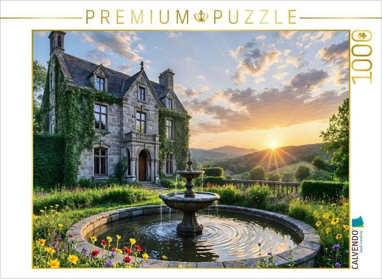 Produktbild: CALVENDO Puzzle Echo der Vergangenheit - Das verlassene Herrenhaus | 1000 Teile Lege-Gr&ouml;&szlig;e 64x48cm Foto-Puzzle f&uuml;r gl&uuml;ckliche Stunden