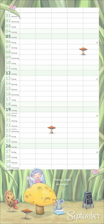 Produktbild: times&more Zauberwesen Familienplaner 2027