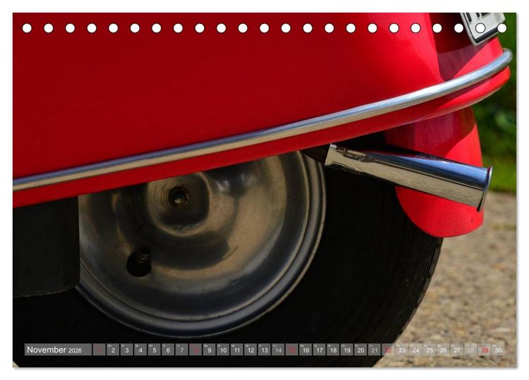 Produktbild: Messerschmitt KR 200 Kabinenroller (Tischkalender 2026 DIN A5 quer), CALVENDO Monatskalender