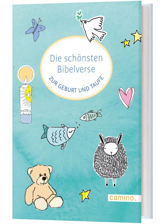 Produktbild: Die sch&ouml;nsten Bibelverse zur Geburt und Taufe