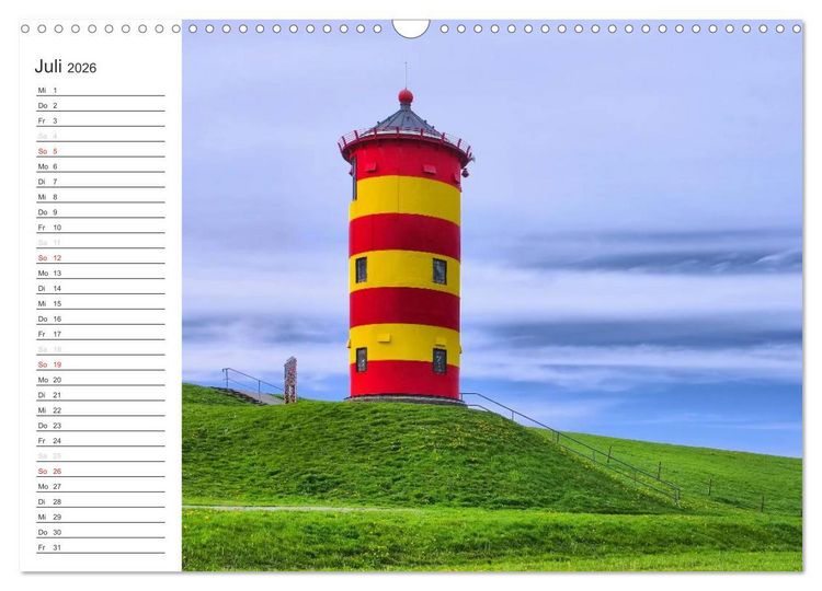 Produktbild: Ostfriesland - zwischen Watt und Moor (Wandkalender 2026 DIN A3 quer), CALVENDO Monatskalender