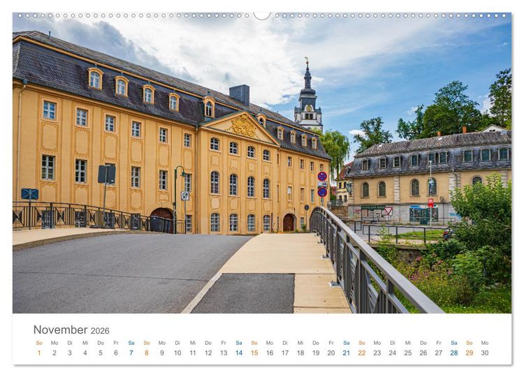 Produktbild: Rudolstadt - im Tal der Saale (hochwertiger Premium Wandkalender 2026 DIN A2 quer), Kunstdruck in Hochglanz