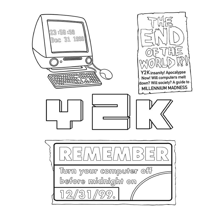 Produktbild: The 1990s Nostalgia Coloring Book