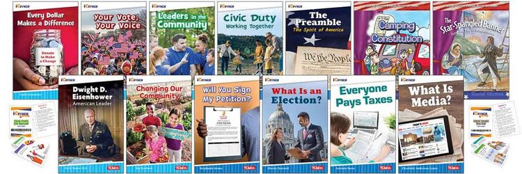 Produktbild: Understanding American Voting, Elections, and Roles and Responsibilities 13-Book Set Plus 2-Card Decks for Grades 2-3