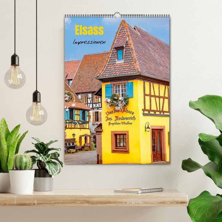 Produktbild: Elsass - Impressionen (Wandkalender 2026 DIN A2 hoch), CALVENDO Monatskalender