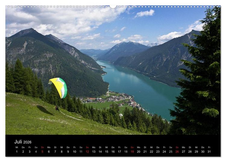 Produktbild: Seen im Gebirge (hochwertiger Premium Wandkalender 2026 DIN A2 quer), Kunstdruck in Hochglanz