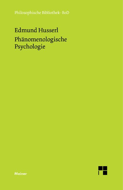 Produktbild: Ph&auml;nomenologische Psychologie