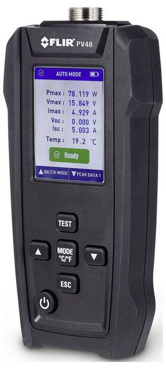 Produktbild: FLIR Solarpanel-Tester und I-V-Kennlinien-Tracer mit Temperaturmessungen PV48 Solar-Panel-Tester