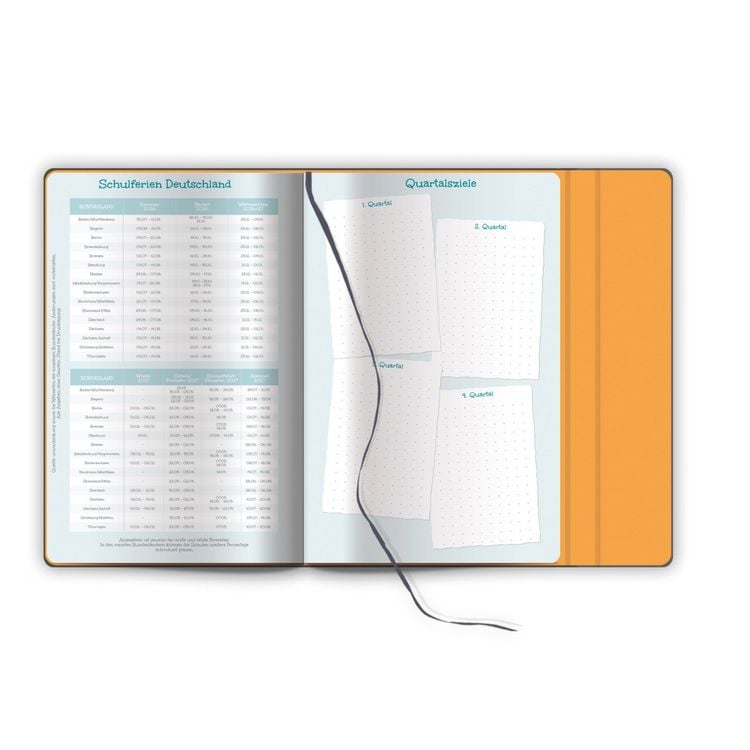 Produktbild: TR&Ouml;TSCH - Sch&uuml;lerkalender mit Klappe Black 26/27