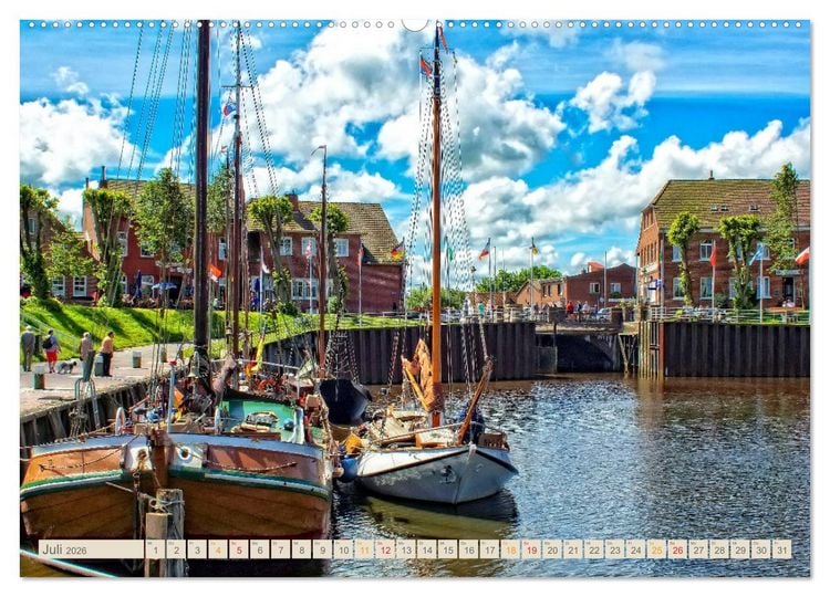 Produktbild: Reise an die Nordsee - Carolinensiel (Wandkalender 2026 DIN A2 quer), CALVENDO Monatskalender