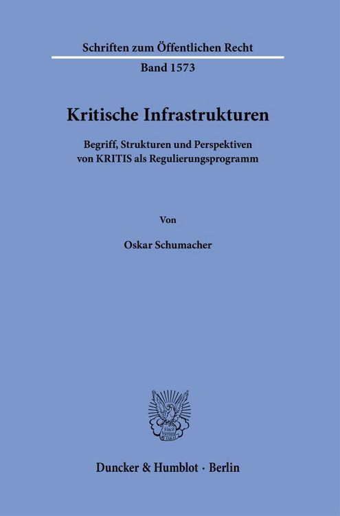 Produktbild: Kritische Infrastrukturen