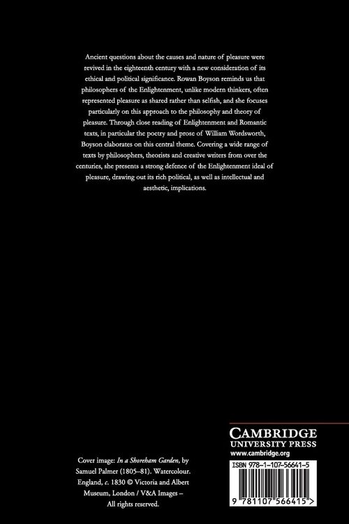Produktbild: Wordsworth and the Enlightenment Idea of Pleasure