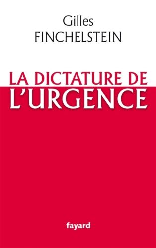 Produktbild: La dictature de l'urgence