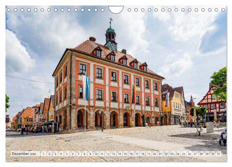 Produktbild: Neustadt an der Aisch Impressionen (Wandkalender 2026 DIN A4 quer), CALVENDO Monatskalender