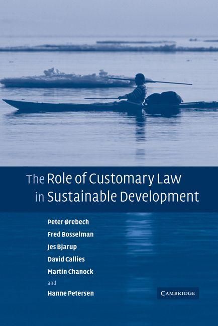 Produktbild: The Role of Customary Law in Sustainable Development