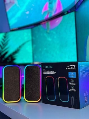 Produktbild: SPEEDLINK TOKEN RGB Gaming Stereo Speaker, black