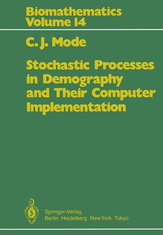 Produktbild: Stochastic Processes in Demography and Their Computer Implementation