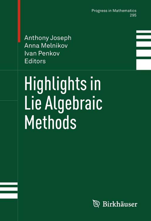 Produktbild: Highlights in Lie Algebraic Methods