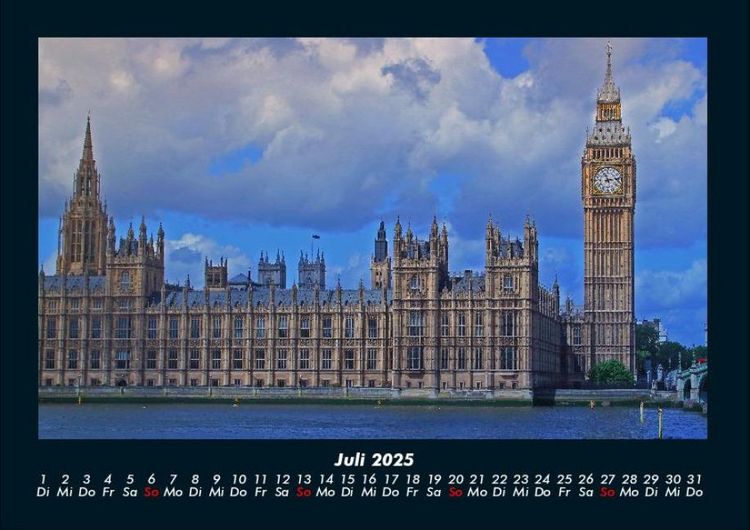 Produktbild: London 2025 Fotokalender DIN A4