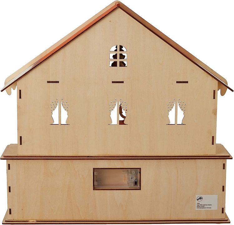 Produktbild: Small foot 10546 - Adventskalender Puppenstube mit 24 Schubladen, mit Beleuchtung, Holz, H&ouml;he 38cm