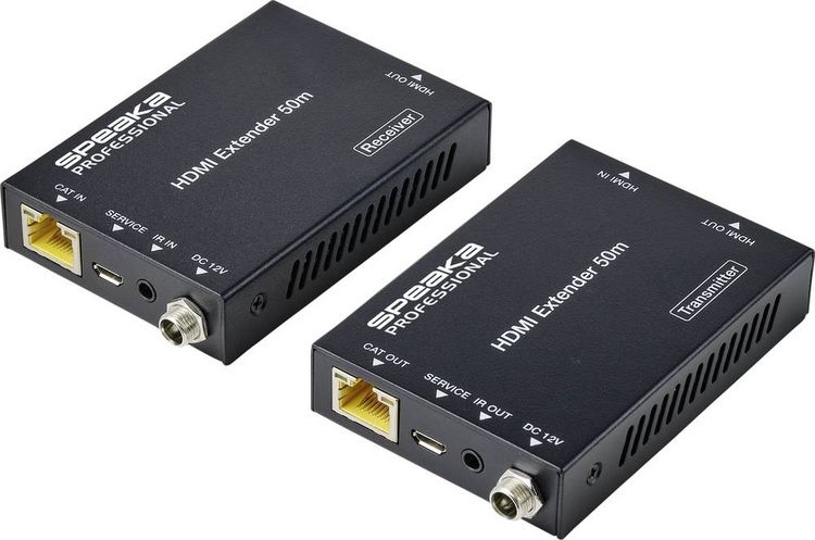 Produktbild: SpeaKa Professional SP-HDE-310 HDMI&reg; HDMI Extender &uuml;ber Netzwerkkabel RJ45 50m
