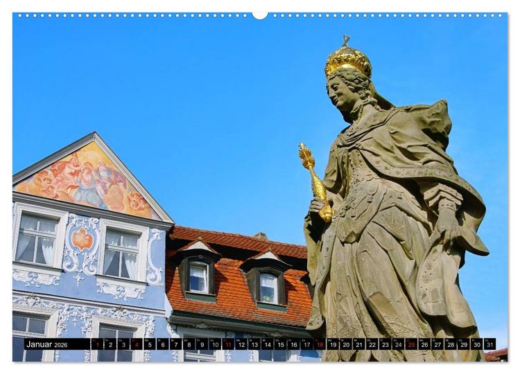 Produktbild: Bamberg und Fr&auml;nkische Schweiz (hochwertiger Premium Wandkalender 2026 DIN A2 quer), Kunstdruck in Hochglanz
